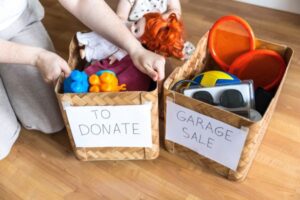 decluttering sentimental items