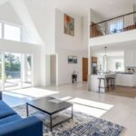 open floor plan family homes