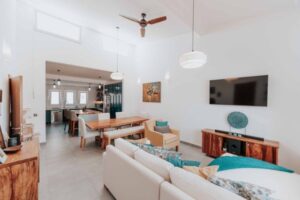 open concept living room layout